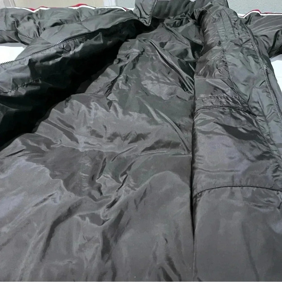 Mizuno Ski Long Down Jacket Parka FIELD Bench Training Weatherproof Large Black - Picture 5 of 9